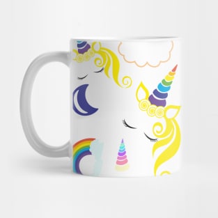 Unicorn pattern Mug